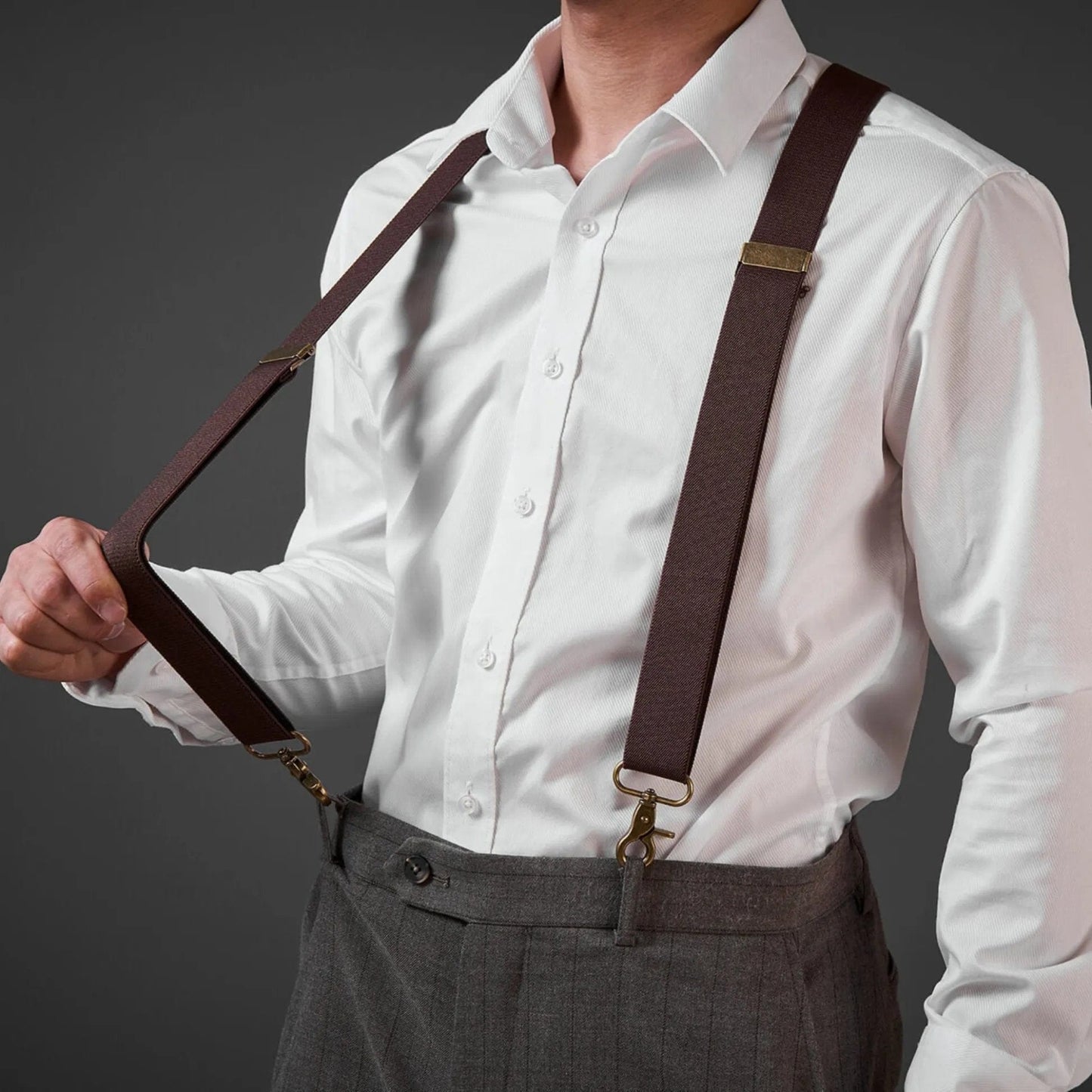 Cilifer®Leather Suspenders for handsome & Love