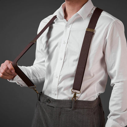 Cilifer®Leather Suspenders for handsome & Love