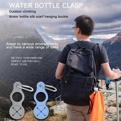 Cilifer®Silicone Sport Kettle Buckle Outdoor Carabiner Water Bottle Holder