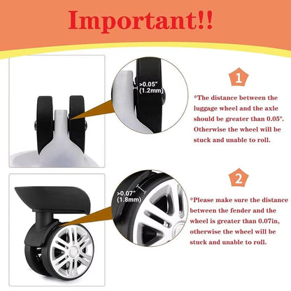 Cilifer®Luggage Suitcase Wheels Protection Covers