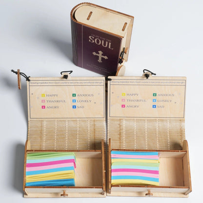 Cilifer®Handmade Wooden Bible Verses Box - Daily Bible Verses