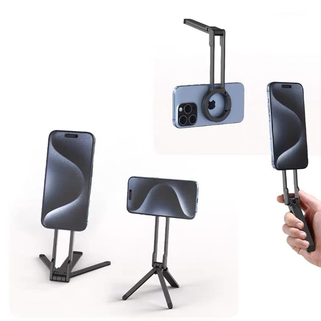 Cilifer®Magnetic Phone Tripod for iPhone. Portable Phone Holder Mini Tripod