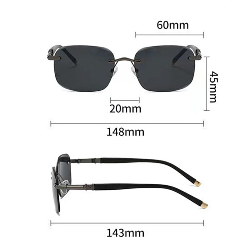 CZTICLE®✨LAST DAY SALE 49% OFF✨High Definition Rimless Protective Sunglasses