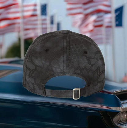 CZTICLE®Jesus Cross with 2 Nails & Thorns Embroidered Adjustable Hat