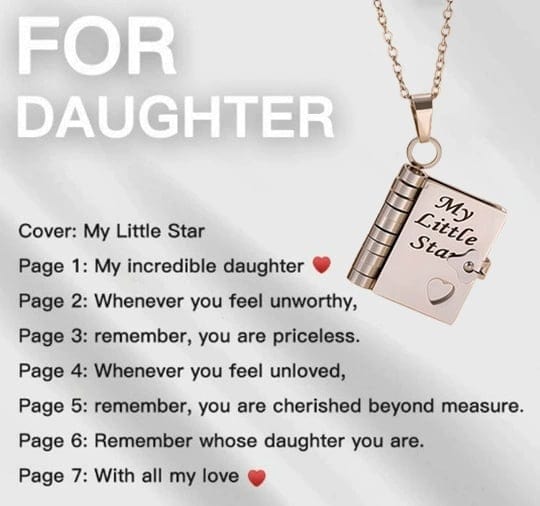 Cilifer®My Little Star Book Pendant. for your loved ones | A gift of everlasting love. for your family