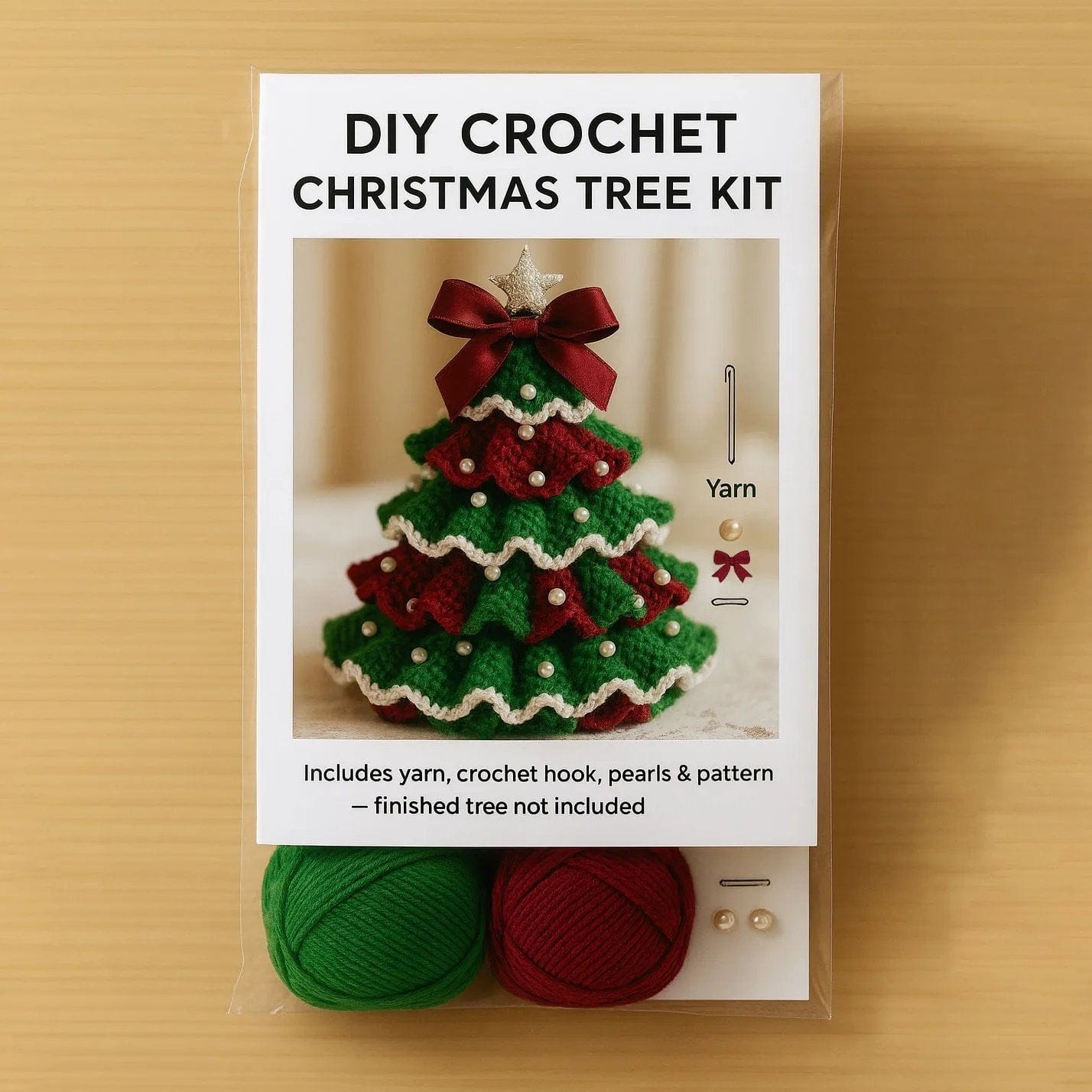 Cilifer®DIY Crochet Christmas Tree Kit – Create Your Own Holiday Magic