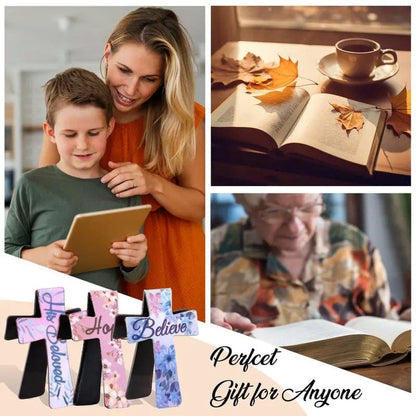 Cilifer®📖16 Pcs Magnetic Cross Bookmarks Gifts for Bible Study. Readers. Teachers. Students🌸✝️