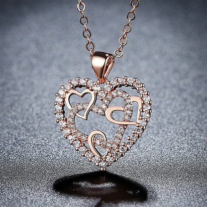 Cilifer®Interlocking Hearts Necklace