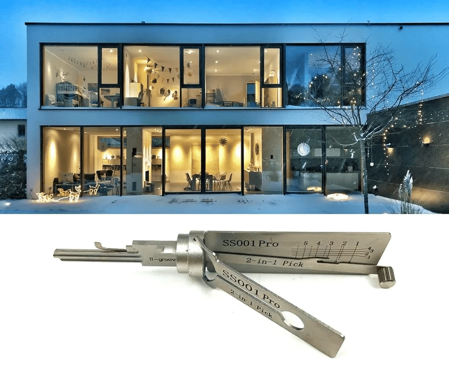 Cilifer®Stainless Steel Key Decoder(Only applicable to Flat Key Lock)