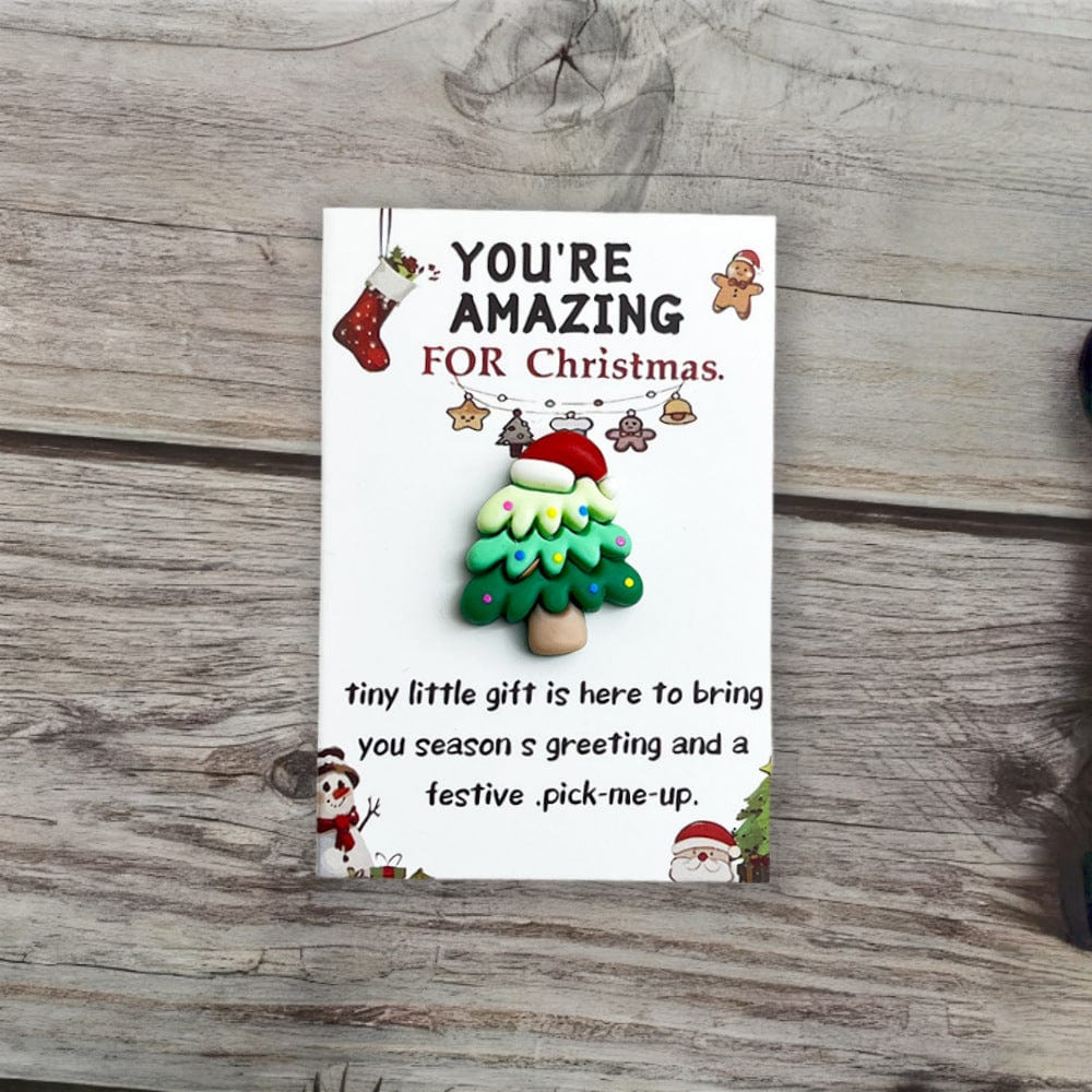 Christmas tree with hat (10pcs)