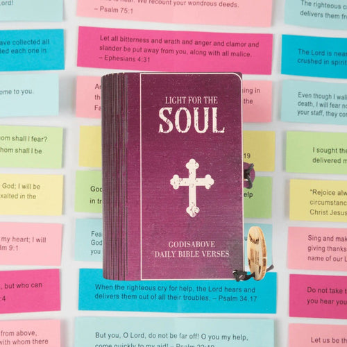 Cilifer®Handmade Wooden Bible Verses Box - Daily Bible Verses