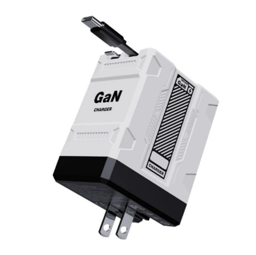 Cilifer®2-in-1 GaN PD3.0  Charger with Retractable Cables(Plug specifications: US standard plug)