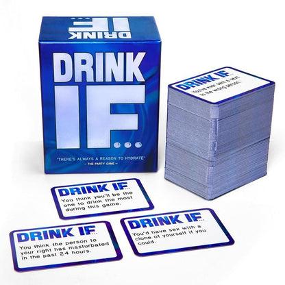 CZTICLE®🏆Drink IF... Hilarious Adult Drinking Game. Party Card Game for Friends & Family to get You Buzzed & Drunk