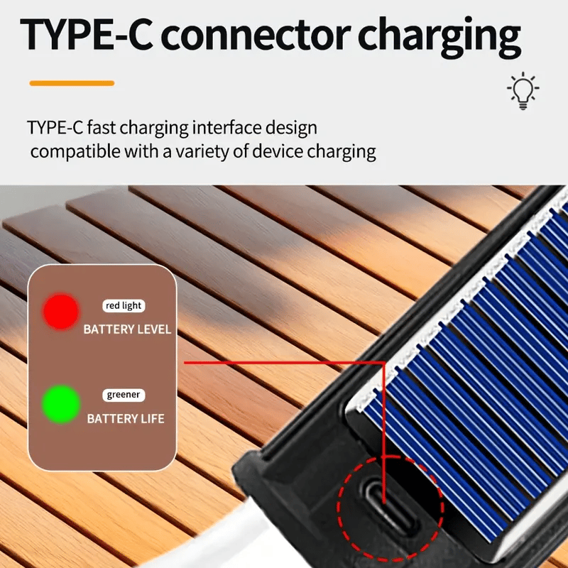 Cilifer®Solar Tent Lights USB Rechargeable Led Camping Lantern