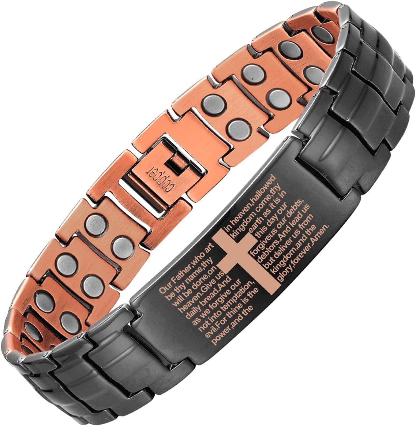 CZTICLE®🚀 Fresh Week Fresh Discounts 60% OFF - ✝Jesus Cross Magnetic Copper Bracelet
