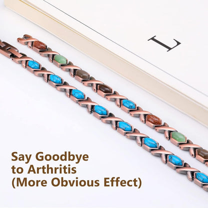 CZTICLE®🚀 Fresh Week Fresh Discounts 60% OFF- Pure Solid Copper Magnetic Bangle for Women