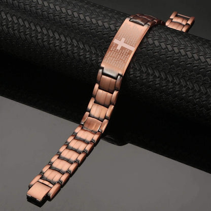 CZTICLE®🚀 Fresh Week Fresh Discounts 60% OFF - ✝Jesus Cross Magnetic Copper Bracelet