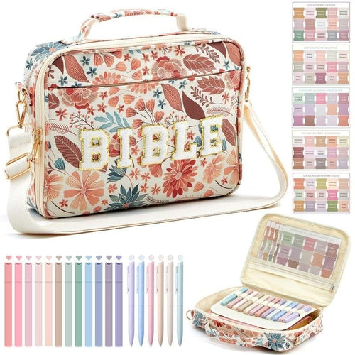 Cilifer®Pretty Bible Bag for Women - Ideal for Church & Gifting!