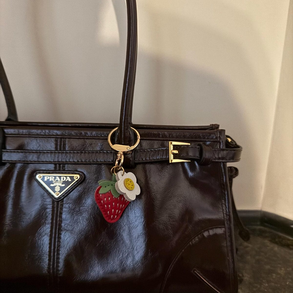 CZTICLE®🍊🌼Leather Fruit And Flower Key Fob