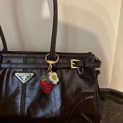 CZTICLE®🍊🌼Leather Fruit And Flower Key Fob