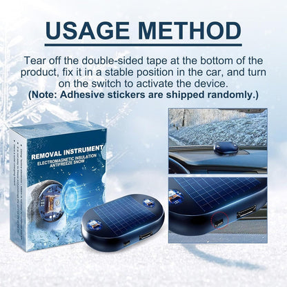 Cilifer®2025 Newest Electromagnetic Snow and Ice Prevention Device (Solar Powered)