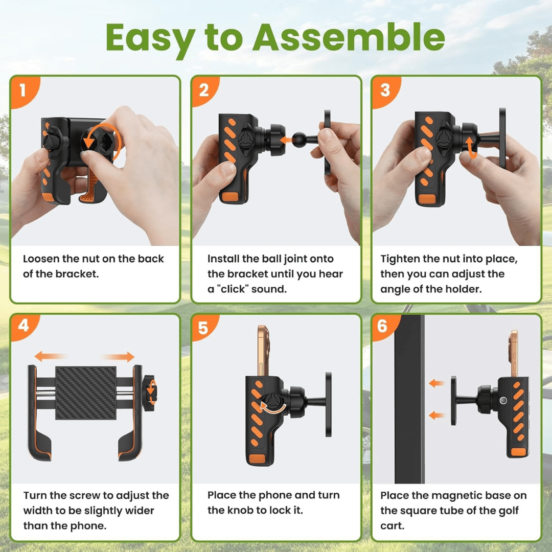 CZTICLE®MagTech Pro Golf Cart Phone Mount
