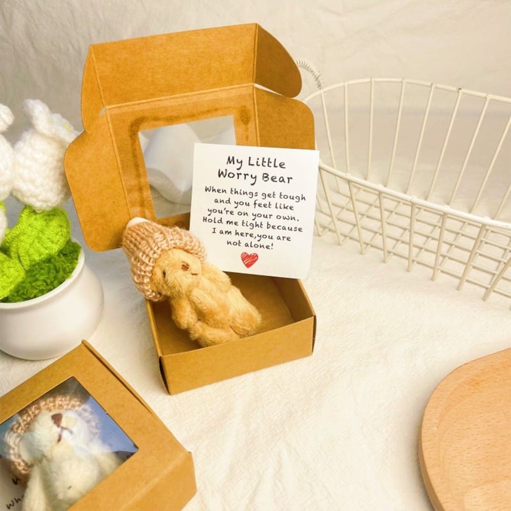 CZTICLE®🎁Handmade Mini Plush Teddy Bear in Box