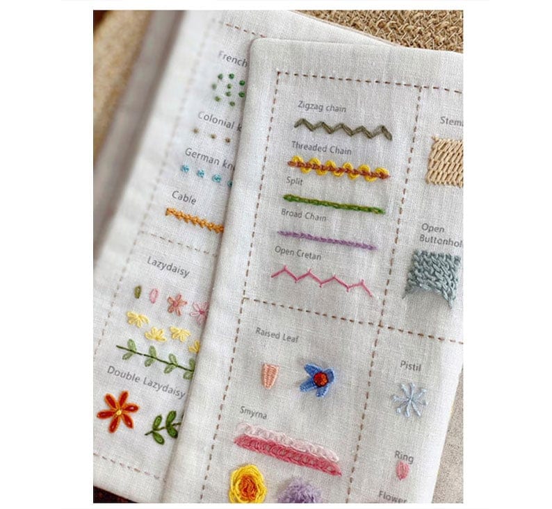 Cilifer®🌲Christmas promotion-❤️Beginner-Friendly🪡Stitch Book 📖with 106 different stitches