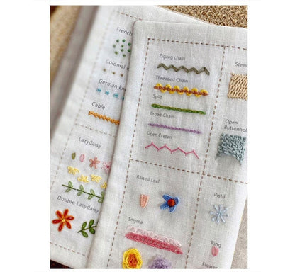 Cilifer®🌲Christmas promotion-❤️Beginner-Friendly🪡Stitch Book 📖with 106 different stitches