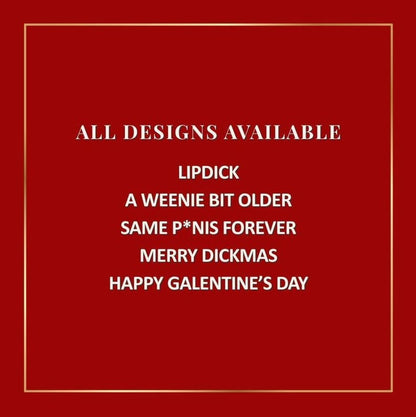 Cilifer®Merry Dickmas Funny Lipstick Holiday Collection