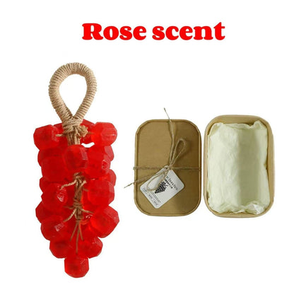 Cilifer® Handmade Crystal Grape Soap Gentle Cleansing Soap