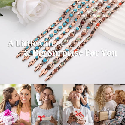 CZTICLE®🚀 Fresh Week Fresh Discounts 60% OFF- Pure Solid Copper Magnetic Bangle for Women