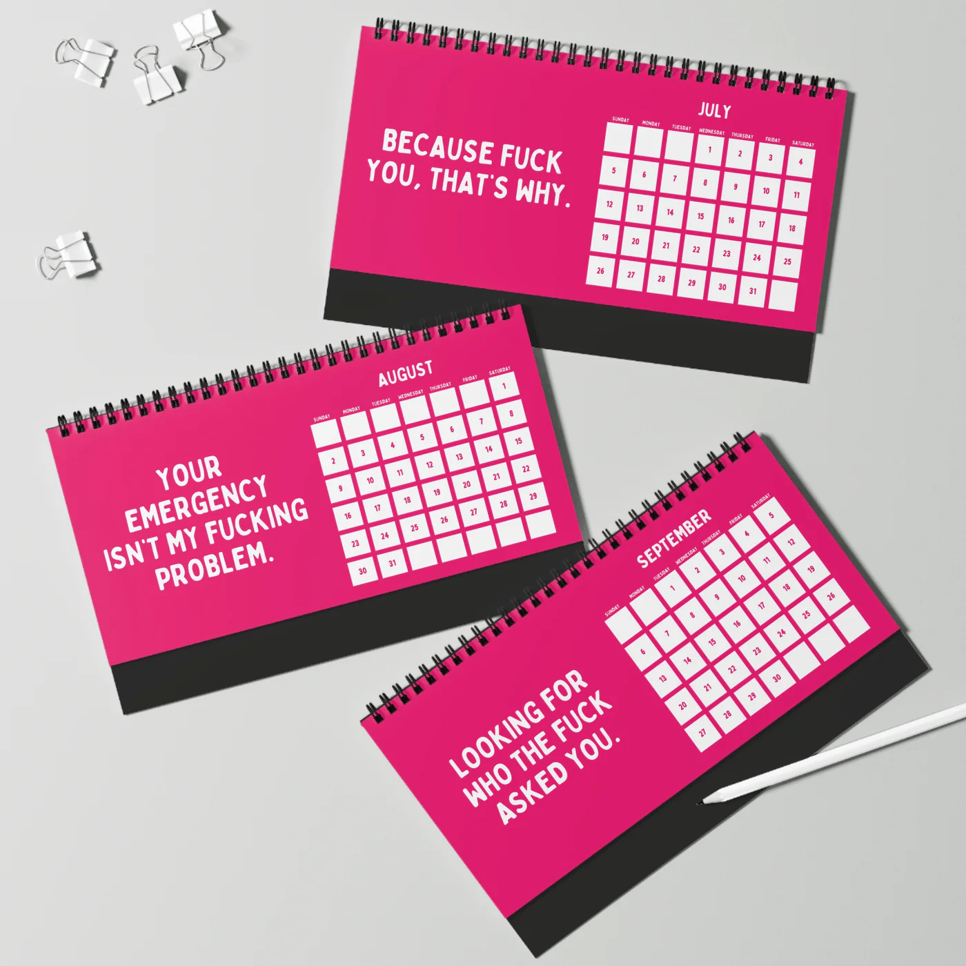 Cilifer®2026 Things I Want To Say At Work Desk Calendar