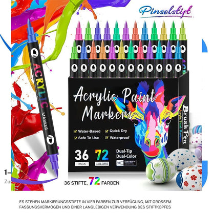 Cilifer®Dual Tip Acrylic Paint Pen Marker