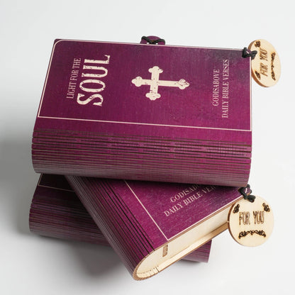 Cilifer®Handmade Wooden Bible Verses Box - Daily Bible Verses