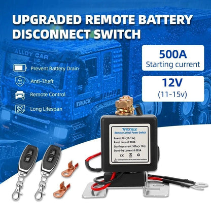 Cilifer®WIRELESS REMOTE CONTROL BATTERY RELAY SWITCH 🔌