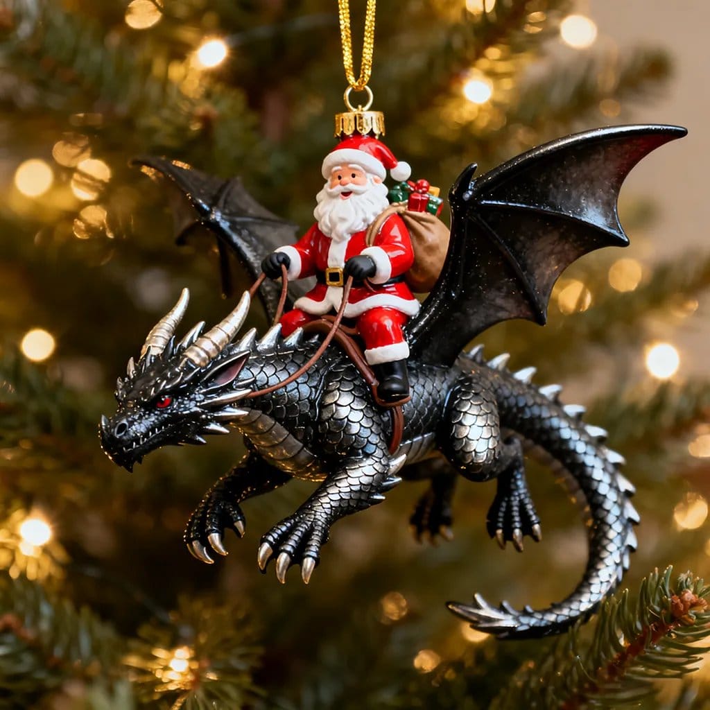 Cilifer®Santa's Dragon Riders Ornament Collection