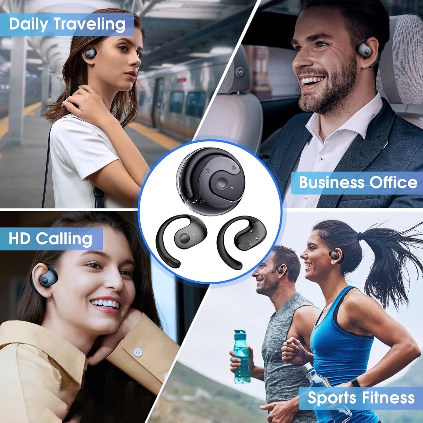 Cilifer®🏆#1 Best Seller💎AI Translation Wireless OWS Bluetooth5.4 Earphones (Fit iOS & Android)