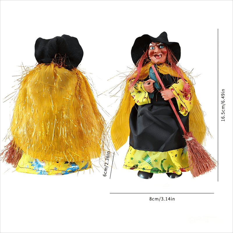 CZTICLE®🧙🧹Halloween Witch Doll Statue Decor Desktop