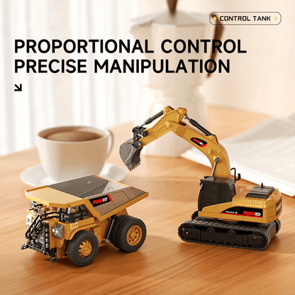 Cilifer®🚜 1:64 Premium Alloy Mini RC Construction