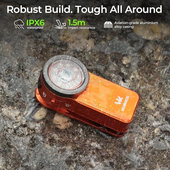 CZTICLE®680 lm Triple-Source Clip Flashlight