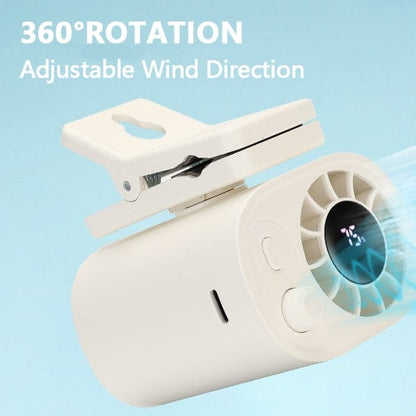 CZTICLE® 🏆 50K+ SOLD! – Almost Gone 🚗Car Clip On Fan 360°🔄| LED Display📈| USB⚡