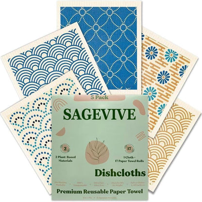 Cilifer®Dishcloths for Kitchen & Cleaning | 5 Pack