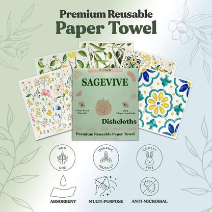 Cilifer®Dishcloths for Kitchen & Cleaning | 5 Pack