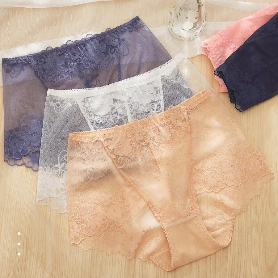 Cilifer® Ladies Silk Lace Handmade Panties