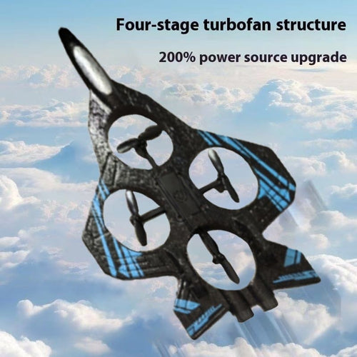 Cilifer®RC Stunt Fighter Jet Toy for Kids with 360° Flips & LED Lights