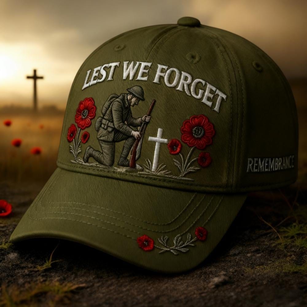 Cilifer®🌹Heroes Never Forgotten Remembrance Cap✝️ Keep Their Memory Alive