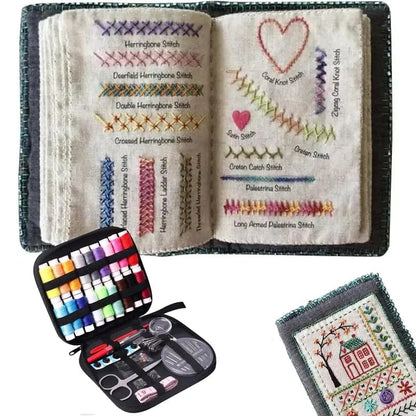 Cilifer®🌲Christmas promotion-❤️Beginner-Friendly🪡Stitch Book 📖with 106 different stitches