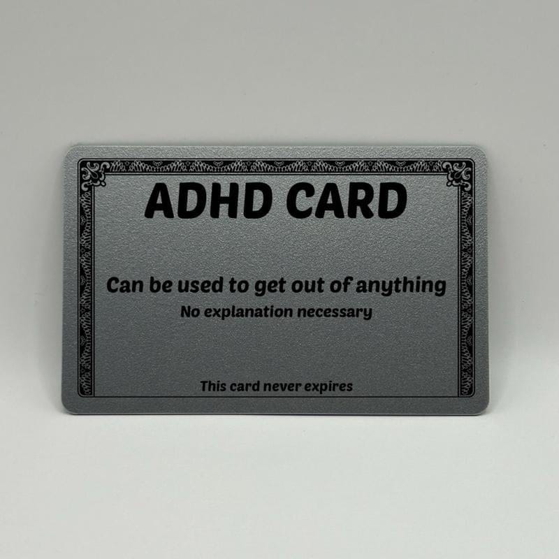 Cilifer®Funny Autism Excuse Card