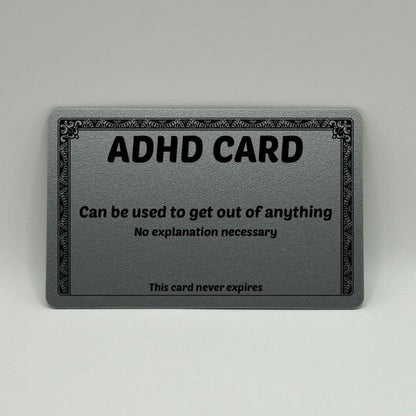 Cilifer®Funny Autism Excuse Card